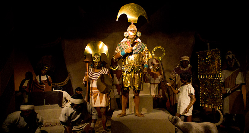 Representation of the Lord of Sipán and his entourage